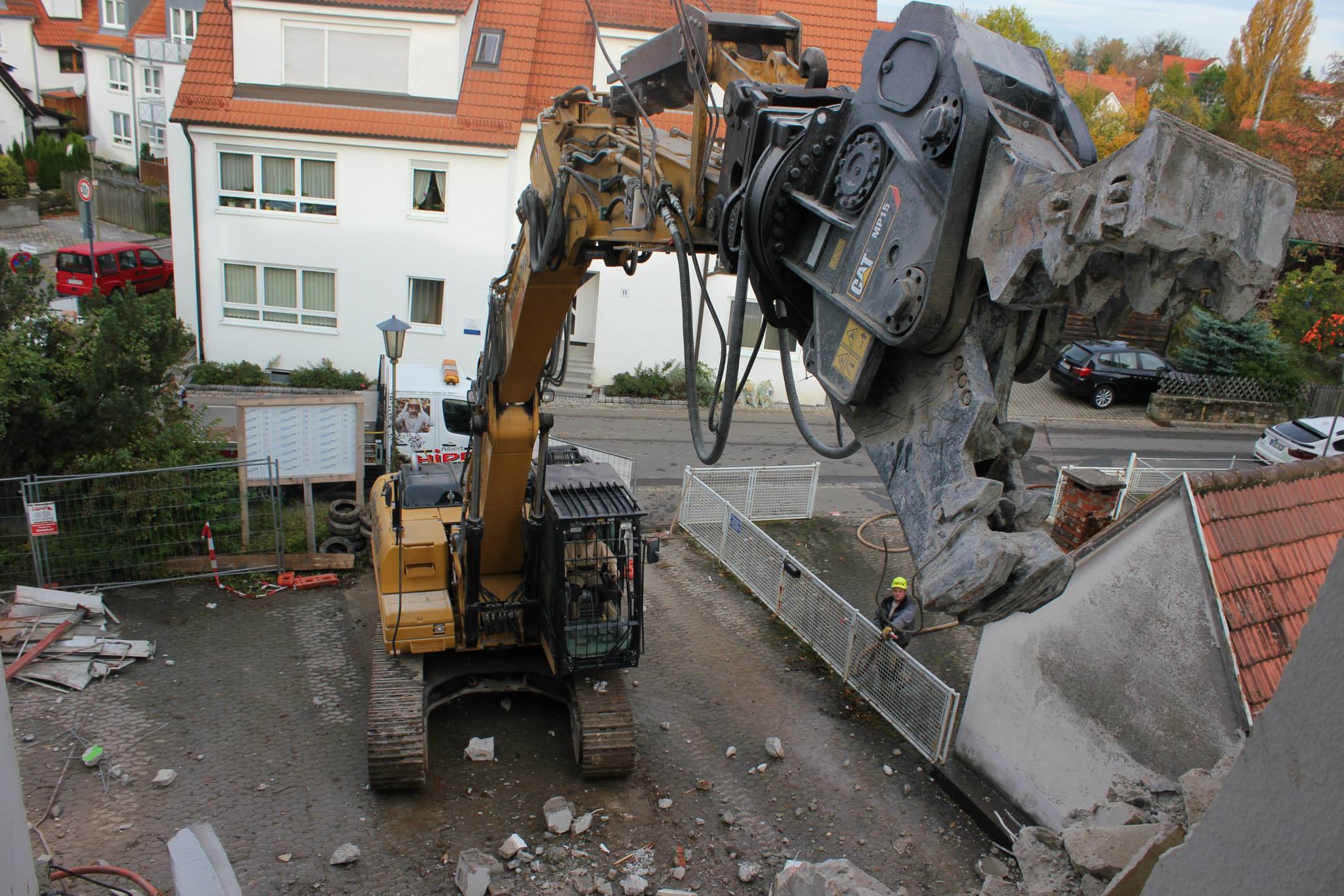 Betonbeißer im Einsatz